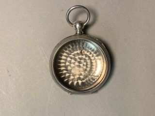 Rare Antique/vintage Coin Silver Pocket Watch Case
