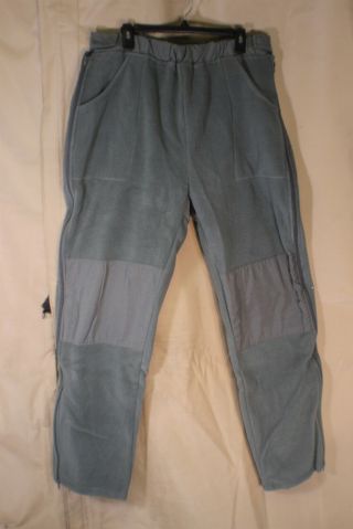 Rgbi Green Fleece Pants Made In Raleigh N.  C.  For The Military In Package Xl