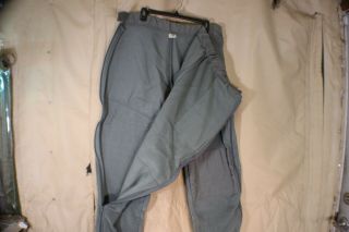 RGBI GREEN FLEECE PANTS MADE IN RALEIGH N.  C.  FOR THE MILITARY IN PACKAGE XL 6