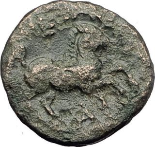 Alexander Iii The Great Lifetime 336bc Ancient Greek Coin Apollo & Horse I62153