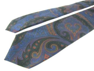 RALPH LAUREN Purple Label Tie ANCIENT MADDER Satin Silk Paisley Seven 7 Fold Tie 4