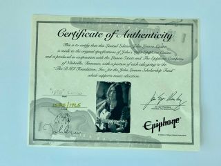 Epiphone John Lennon ' 1965 ' Limited Edition Casino - with Bigsby 8