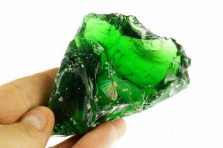 Monatomic Green Andara Crystal Ancient Stone 300 Grams Indonesia (21344)