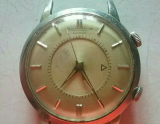 Vintage Jaeger - Lecoultre Jumbo Stainless Mens Watch No Date Running