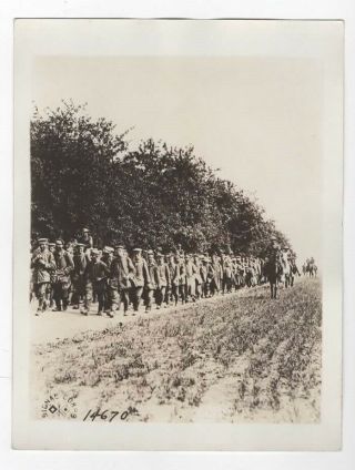 Ww1 Us Signal Corps Official Press Photograph Captured German Prisoners Of War