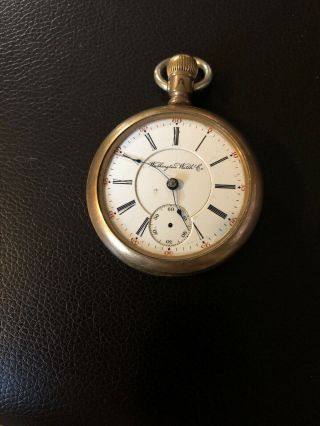 Washington Watch Company Pocket Watch Vintage