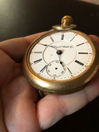 Washington Watch Company Pocket Watch Vintage 3