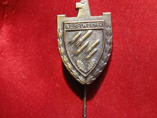 Orig.  Old German 3.  Reich Pin Fogthrower Rare