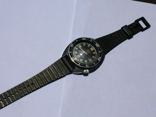 Rare - Vintage 1969 Seiko 6105 - 8009 150m Diver Wristwatch -