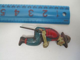 Marx Tin Litho Wind Up Tractor Bulldozer Driver Part Vintage Driver Part Farmer
