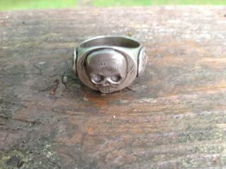 Ww2 Soldiers Ring 0.  920 Silver