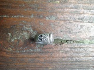 WW2 soldiers ring 0.  920 silver 4