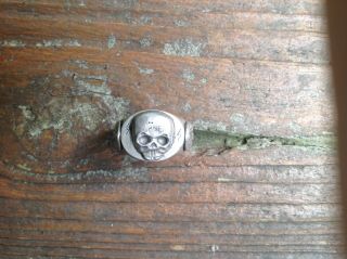 WW2 soldiers ring 0.  920 silver 5