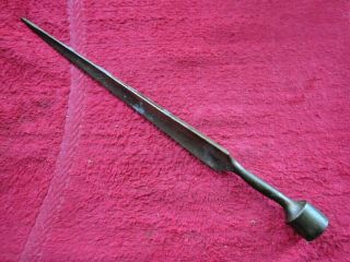 Antique 10 1/4 " Solid Copper/brass Screw On Lightning Rod Tip