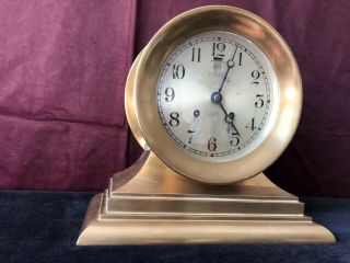 1920 Chelsea Ships Bell Clock Registered To George E Butler Of San Francisco