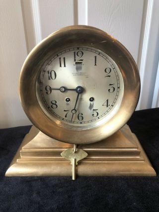 1920 CHELSEA SHIPS BELL CLOCK REGISTERED TO GEORGE E BUTLER of SAN FRANCISCO 2