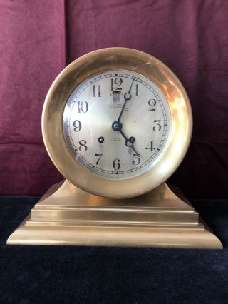 1920 CHELSEA SHIPS BELL CLOCK REGISTERED TO GEORGE E BUTLER of SAN FRANCISCO 5