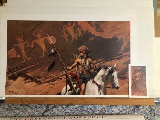 In The Land Of The Ancient Ones,  Frank Mccarthy,  Limited Edition Print