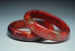 60mm Good Quality Chinese Old Jade Hand Carved Bracelet