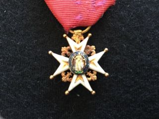 French Military Order Of St.  Louis Gold Medal