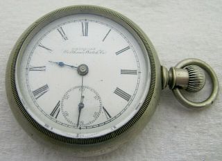Antique 18s Waltham Grade 1 7j Pocket Watch Parts Repair
