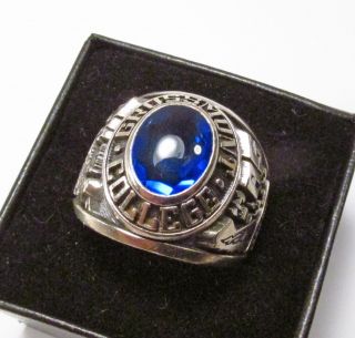 Vintage 1974 Grossmont College El Cajon CA 10K Gold Men ' s Class Ring Sz 11.  5 4