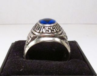 Vintage 1974 Grossmont College El Cajon CA 10K Gold Men ' s Class Ring Sz 11.  5 5