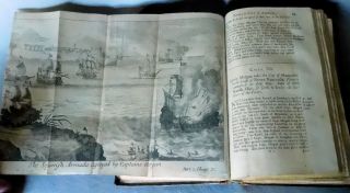 Rare Antique book History of Bucaniers in America 17th c 1699 Pirate Exquemelin 10