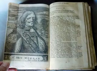 Rare Antique book History of Bucaniers in America 17th c 1699 Pirate Exquemelin 2