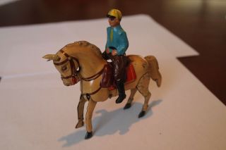 KÖhler Vintage Tin Toy Horse With Horsman