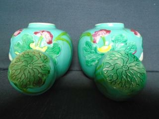 Pair Chinese small porcelain Wang Bing Rong type Jars & covers,  Guangxu period. 7