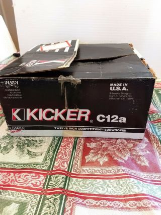 Ancient School Kicker C12a 12” Competition Subwoofer 4 Ohm 5