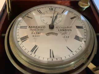 Barraud 2 - Day Marine Chronometer No.  1533 Great No 2075