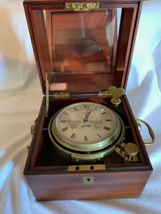 Barraud 2 - Day Marine Chronometer No.  1533 Great No 2075 3