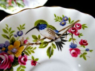ROYAL ALBERT tea cup and saucer woodland series Hummingbird teacup pattern 3