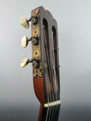 Antique 19th Century Parlour Guitar By W.  H.  Murphy Circa 1880 Manchester 10