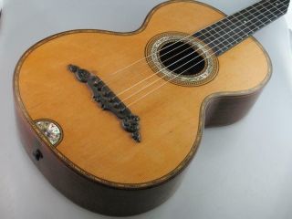 Antique 19th Century Parlour Guitar By W.  H.  Murphy Circa 1880 Manchester 2