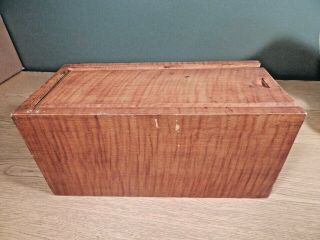 Vintage Or Antique Candle Box With Sliding Lid