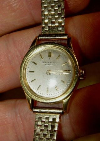 Estate Vintage Patek Philippe Geneve 14K Rose Gold Ladies Watch Wristwatch 36 GR 3