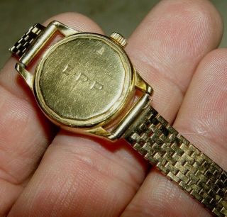 Estate Vintage Patek Philippe Geneve 14K Rose Gold Ladies Watch Wristwatch 36 GR 7