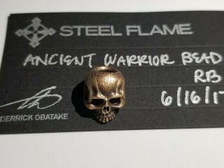 Steel Flame Ancient Warrior Bead 2
