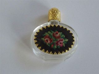 Rare Old Miniature Perfume Bottle Art Nouveau