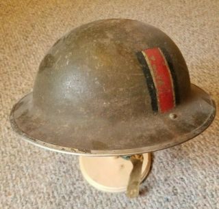 Wwii Ww2 Or Wwi? U.  S.  Or British Brodie Helmet With Unknown Markings.