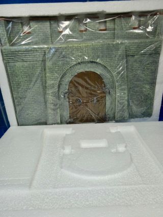 King & Country 60mm Ancient Roman Fort Gate 13 " W X9 1/2 " H 2006 Roo41 Mib Oop