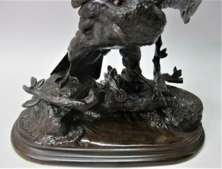 Fine JULES MOIGNEZ French Animalier Bronze Sculpture c.  1880 antique 2