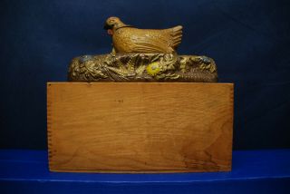 Antique Cast Iron Mechanical Bank – J.  & E.  Stevens – “Hen and Chicken Bank” 9