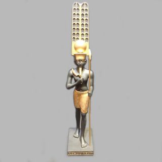 12 " Amun Ra King Of God Ancient Egyptian Sculpture Statue Egypt Figure Figurine