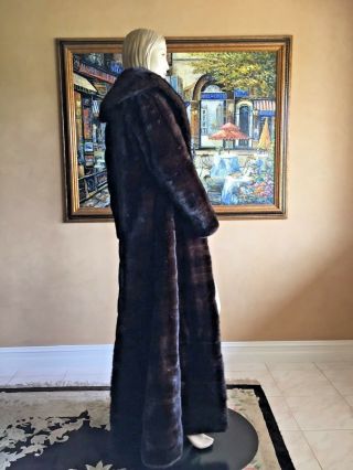 VINTAGE DESIGNER COUTURE MINK FUR COAT ADJUSTABLE LENGTH SWING GORGEOUS iMAGNIN 8