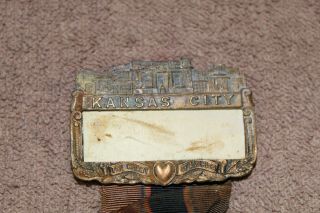 WW1 Kansas City,  Mo.  American Legion 3rd Conv.  Medal w/Ribbon,  1921 d. 3