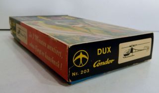 VTG DUX CONDOR HELIKOPTER NR.  203 FREEFLIGHT MODEL WEST GERMANY 4